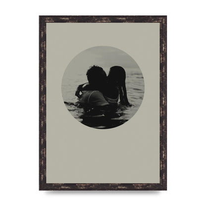 Halftone Kiss Four Art For The Home - A3 framed