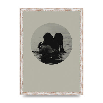 Halftone Kiss Four Art For The Home - A3 framed