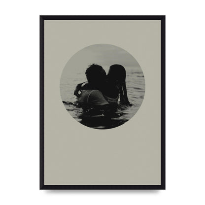 Halftone Kiss Four Art For The Home - A3 framed
