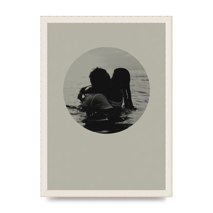 Halftone Kiss Four Art For The Home - A3 framed