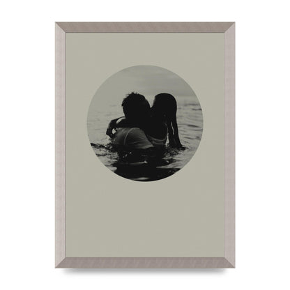 Halftone Kiss Four Art For The Home - A3 framed