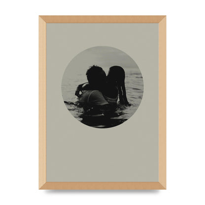 Halftone Kiss Four Art For The Home - A3 framed