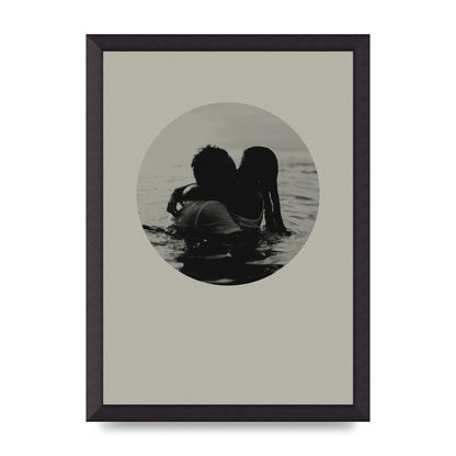 Halftone Kiss Four Art For The Home - A3 framed