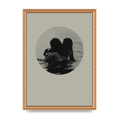 Halftone Kiss Four Art For The Home - A3 framed