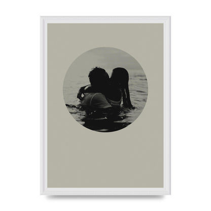 Halftone Kiss Four Art For The Home - A3 framed