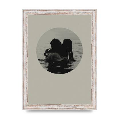 Halftone Kiss Four Art For The Home - A4 framed