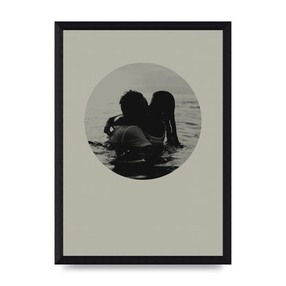 Halftone Kiss Four Art For The Home - A4 framed
