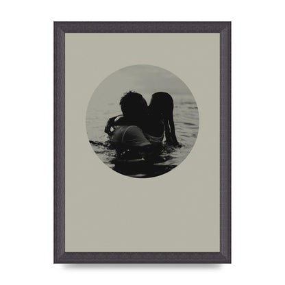 Halftone Kiss Four Art For The Home - A4 framed