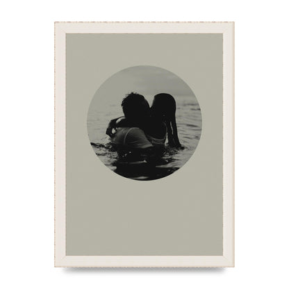 Halftone Kiss Four Art For The Home - A4 framed