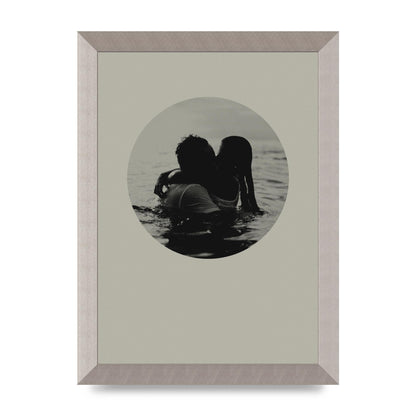 Halftone Kiss Four Art For The Home - A4 framed