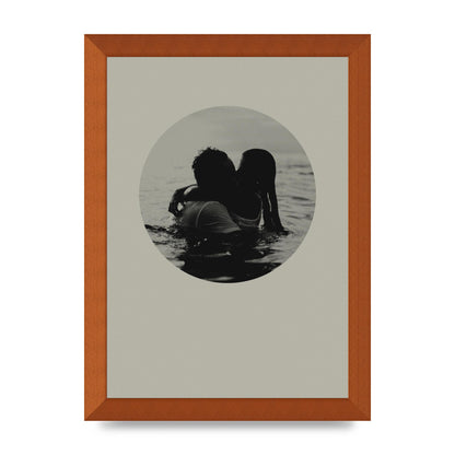 Halftone Kiss Four Art For The Home - A4 framed