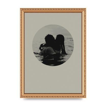Halftone Kiss Four Art For The Home - A4 framed