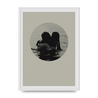 Halftone Kiss Four Art For The Home - A4 framed