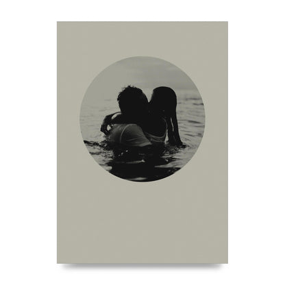 Halftone Kiss Four Art For The Home - unframed print