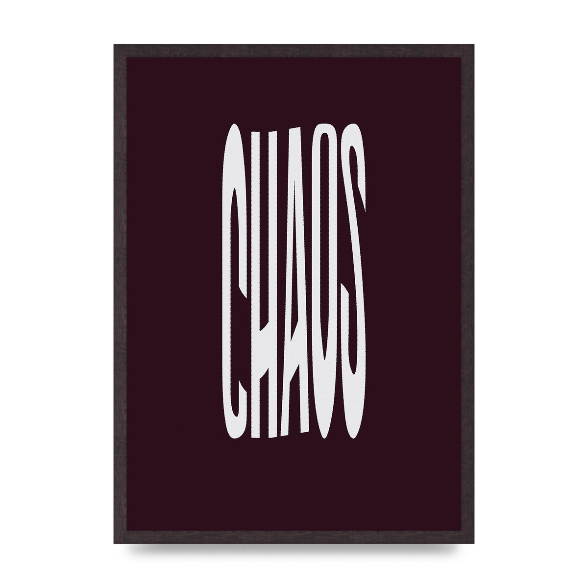 Chaos Wavy Motivational Art For The Home - A2 framed