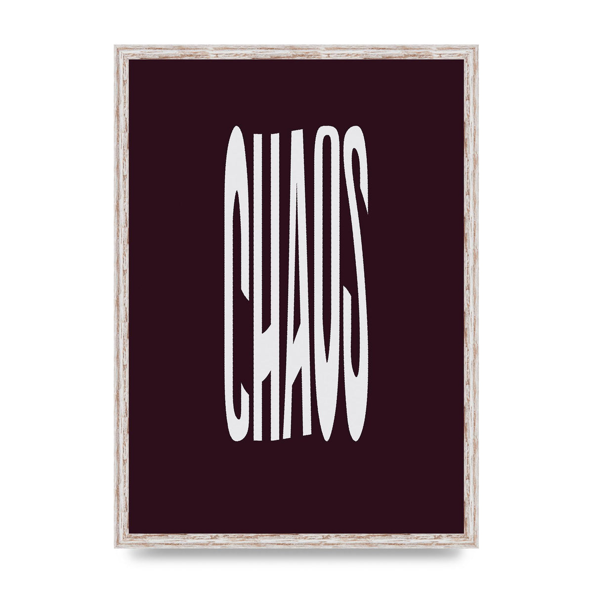 Chaos Wavy Motivational Art For The Home - A2 framed