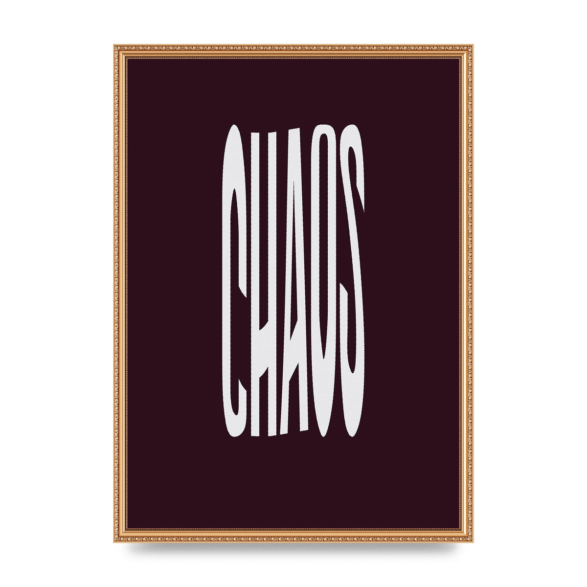 Chaos Wavy Motivational Art For The Home - A2 framed
