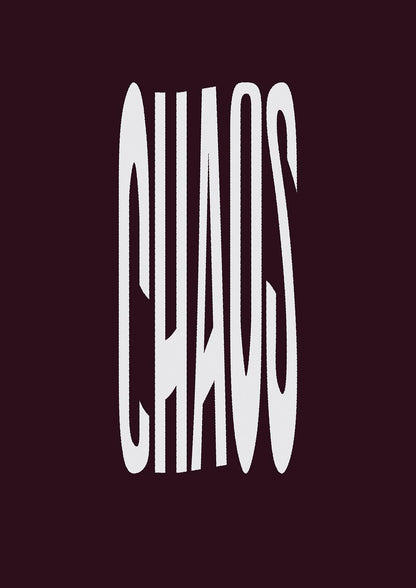 Chaos Wavy Motivational Art For The Home - detail