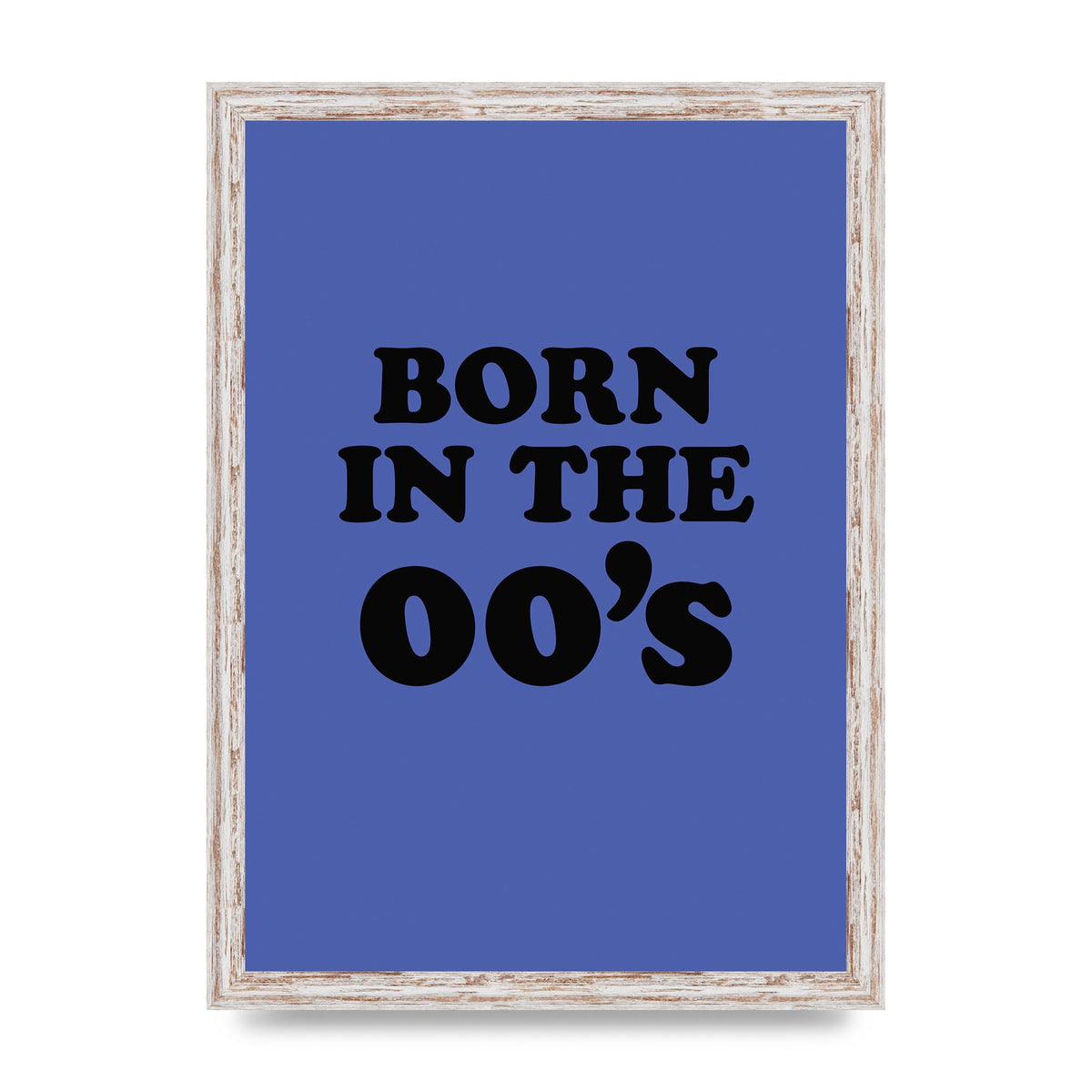 Born In The Naughties" Art For The Home - A3 framed