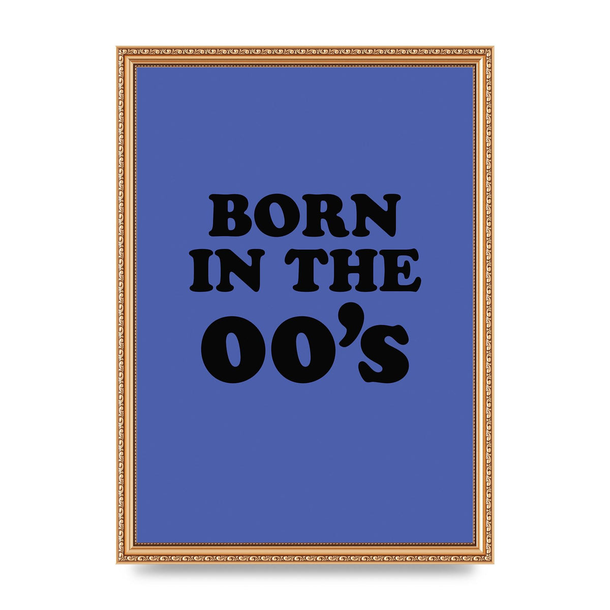 Born In The Naughties" Art For The Home - A3 framed