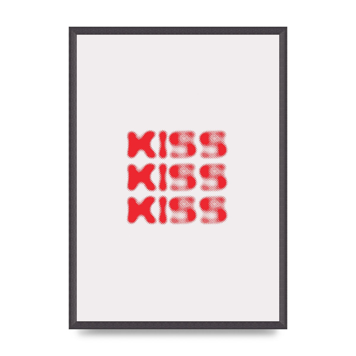 Kiss Kiss Kiss" Art For The Home - A2 framed