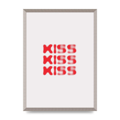 Kiss Kiss Kiss" Art For The Home - A2 framed