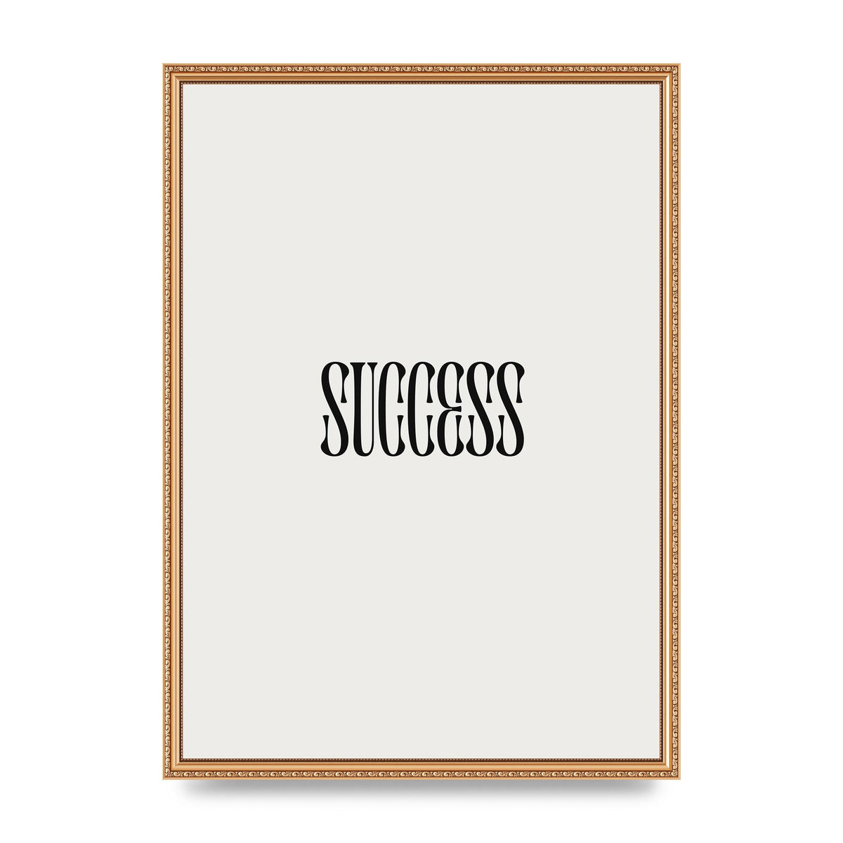 Success Inspirational Quote Printed Poster - A2 framed