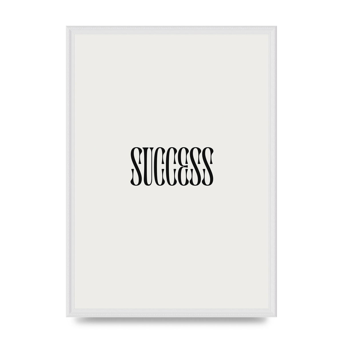 Success Inspirational Quote Printed Poster - A2 framed