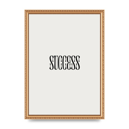 Success Inspirational Quote Printed Poster - A3 framed