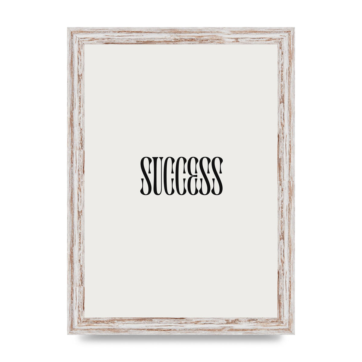 Success Inspirational Quote Printed Poster - A4 framed