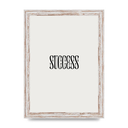Success Inspirational Quote Printed Poster - A4 framed