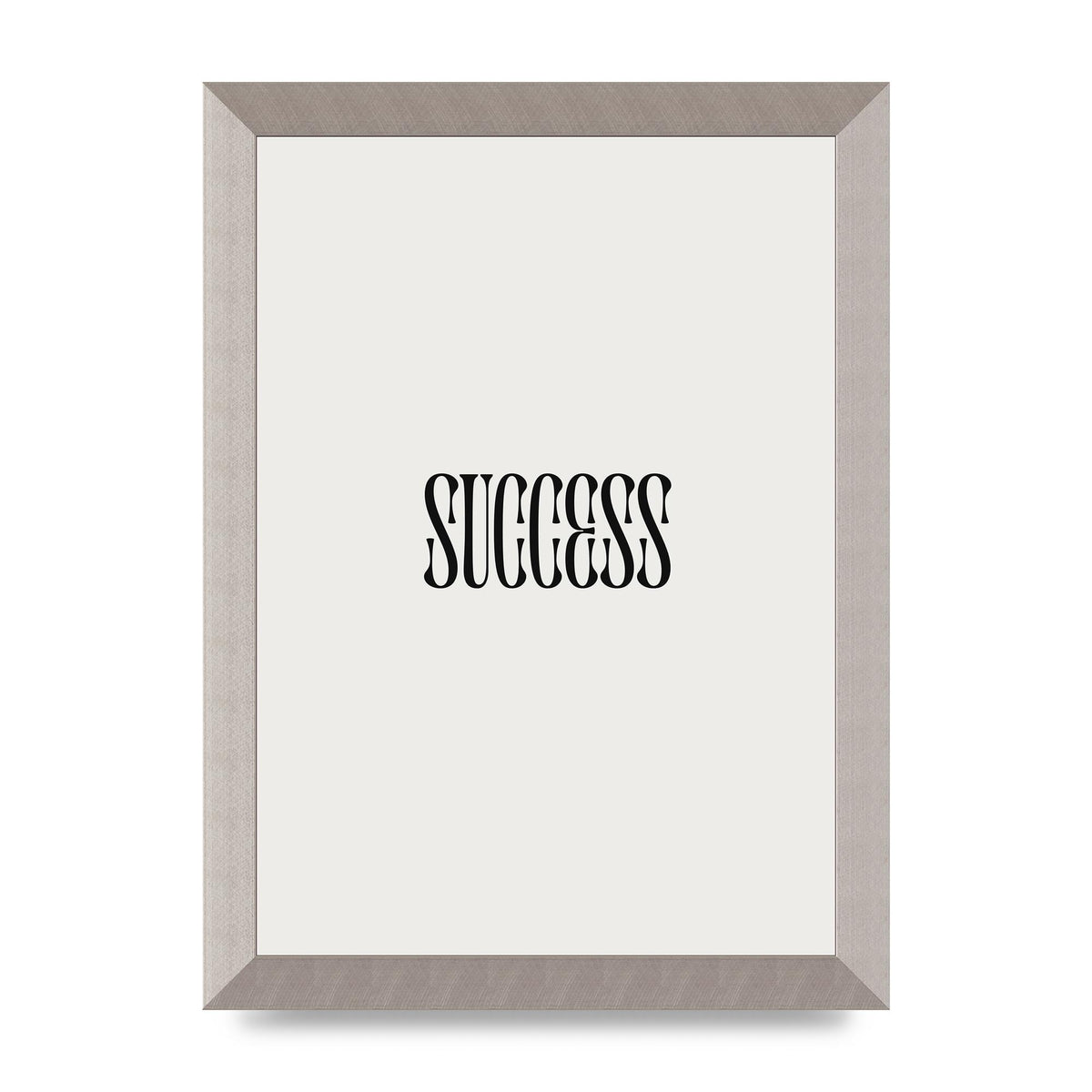 Success Inspirational Quote Printed Poster - A4 framed