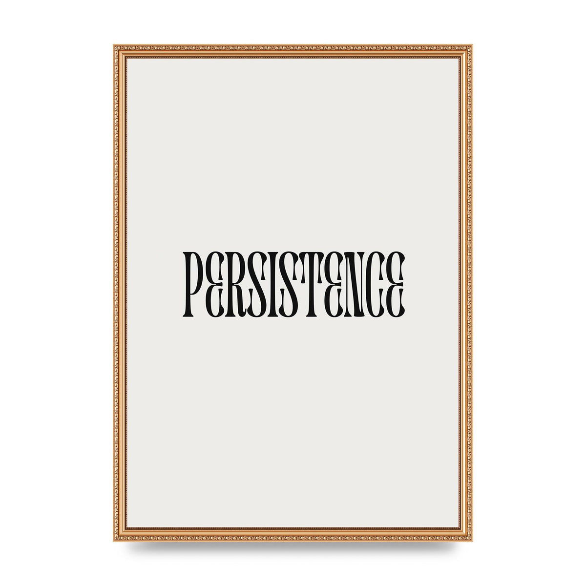 Persistence Inspirational Quote Wall Art - A2 framed
