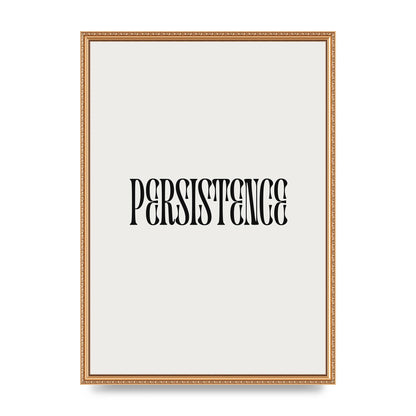 Persistence Inspirational Quote Wall Art - A2 framed