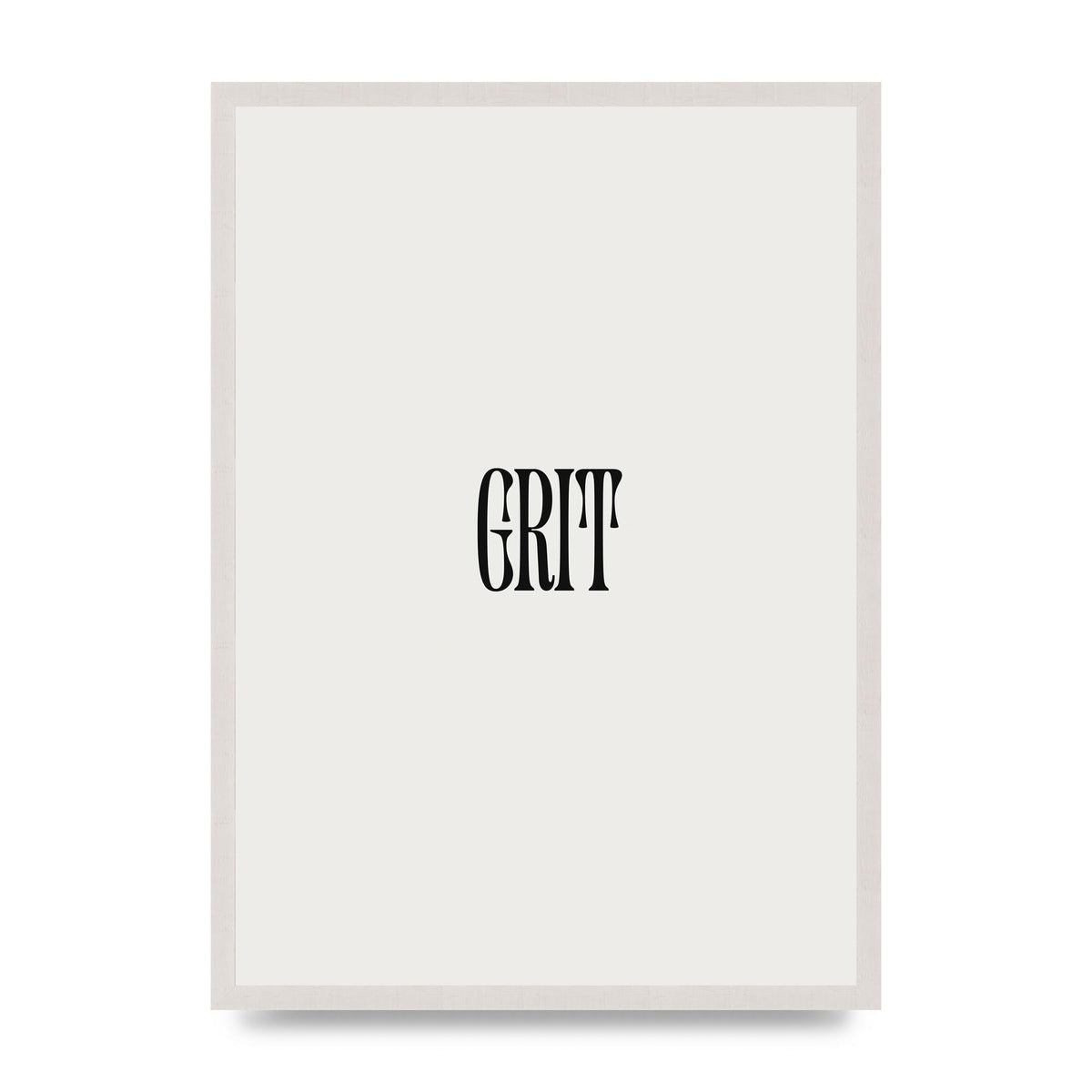 Grit Inspirational Quote Art For The Home - A2 framed