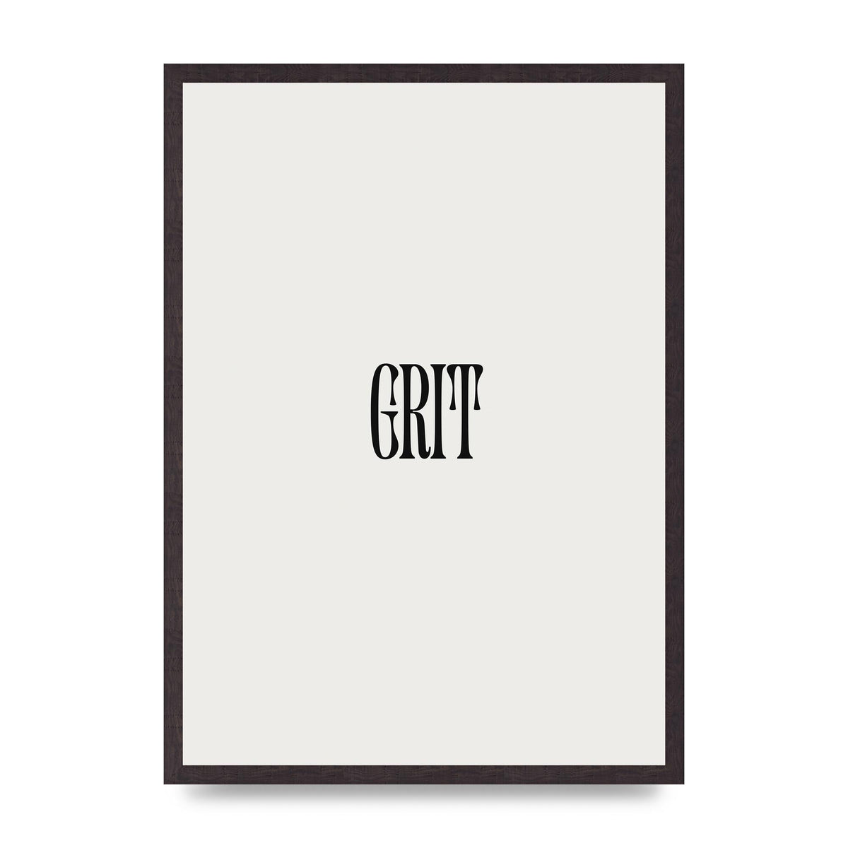 Grit Inspirational Quote Art For The Home - A2 framed