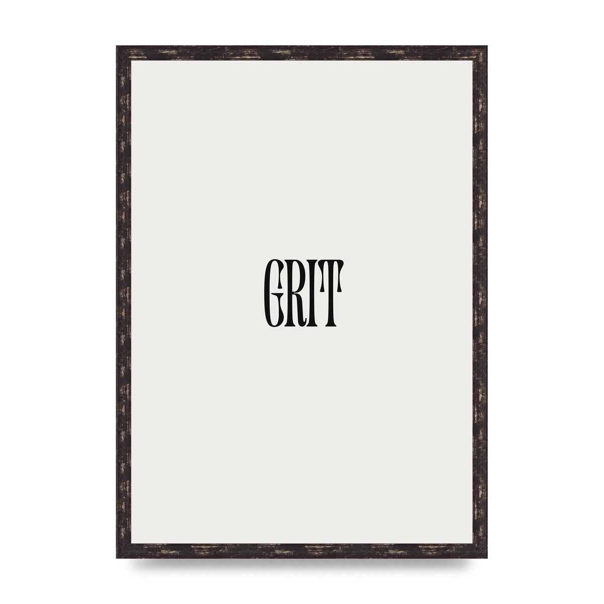 Grit Inspirational Quote Art For The Home - A2 framed