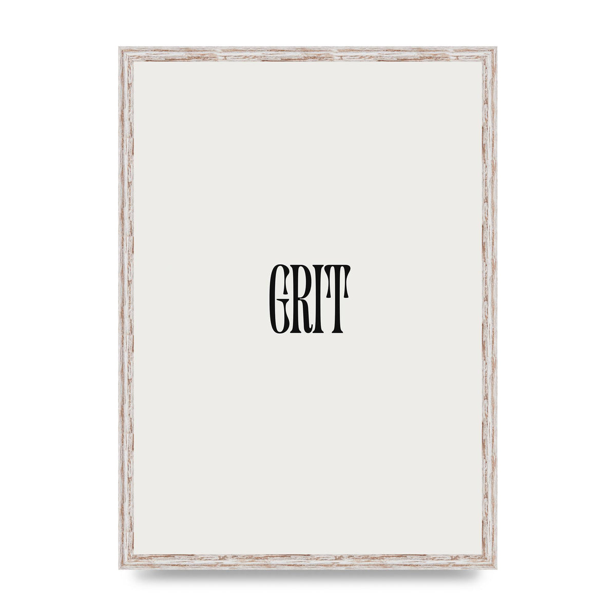 Grit Inspirational Quote Art For The Home - A2 framed