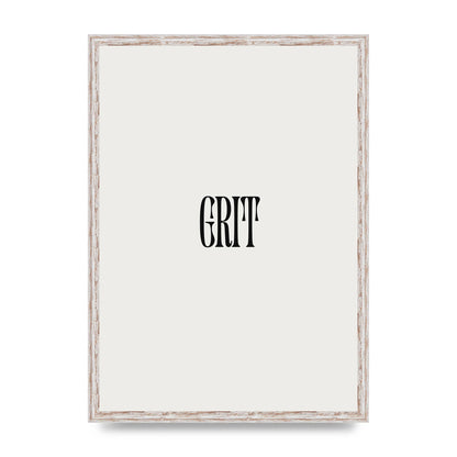 Grit Inspirational Quote Art For The Home - A2 framed