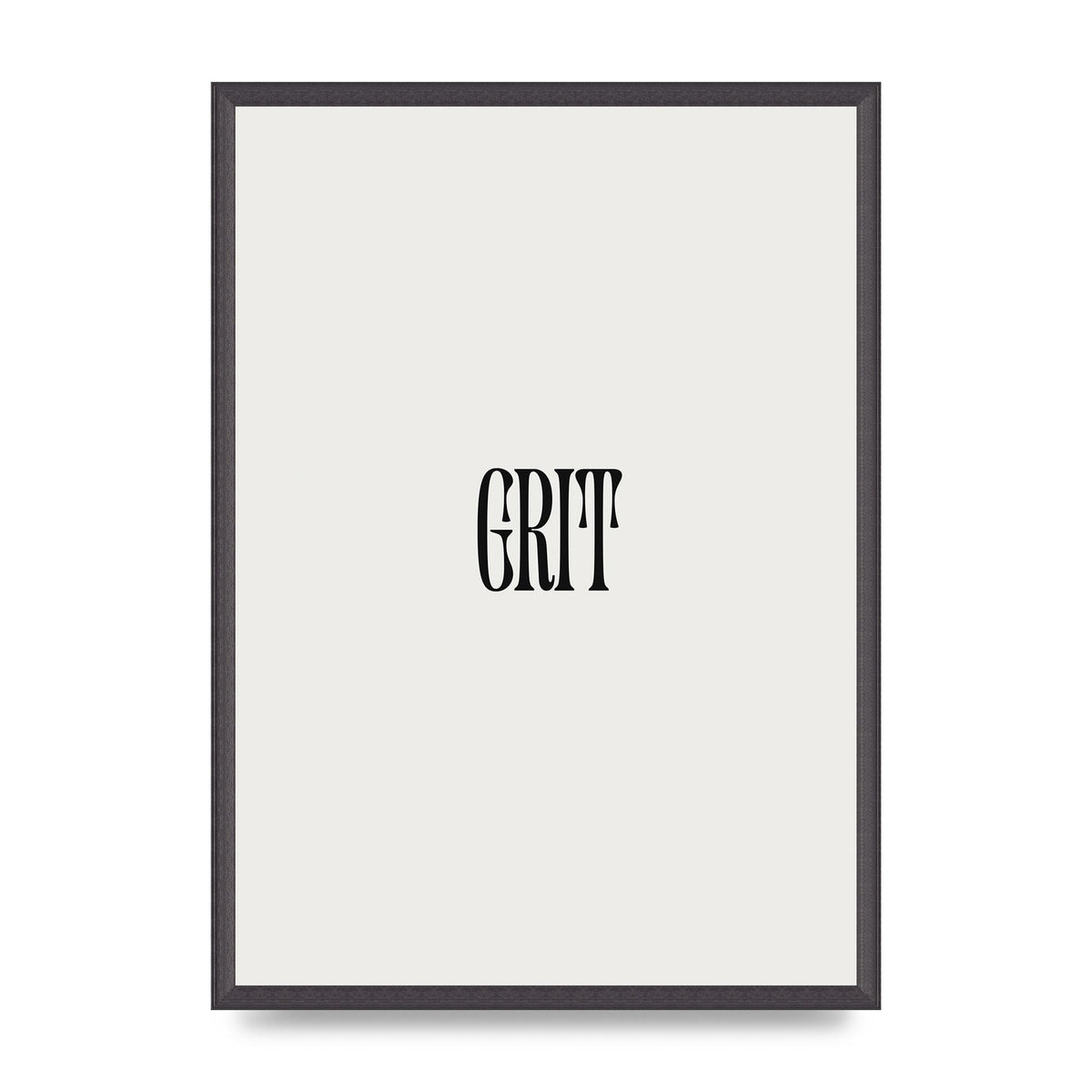 Grit Inspirational Quote Art For The Home - A2 framed