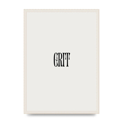 Grit Inspirational Quote Art For The Home - A2 framed