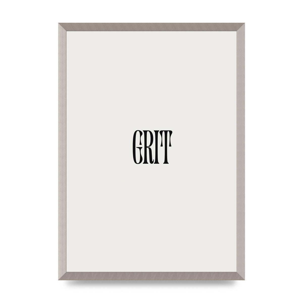 Grit Inspirational Quote Art For The Home - A2 framed