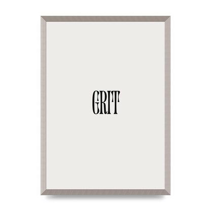Grit Inspirational Quote Art For The Home - A2 framed
