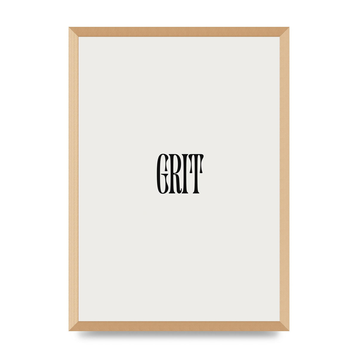 Grit Inspirational Quote Art For The Home - A2 framed