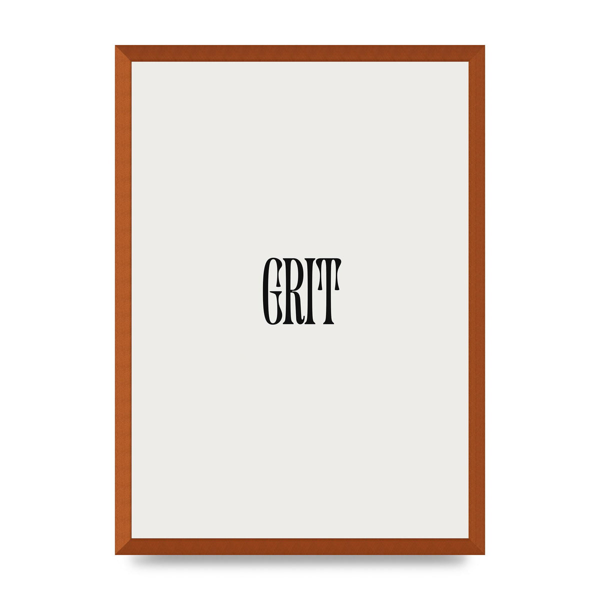 Grit Inspirational Quote Art For The Home - A2 framed