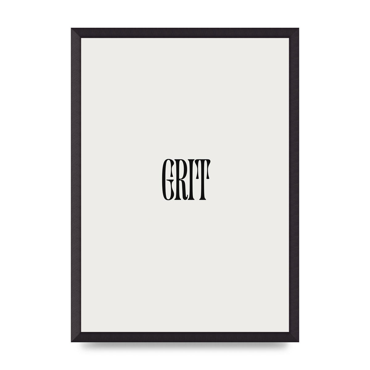 Grit Inspirational Quote Art For The Home - A2 framed