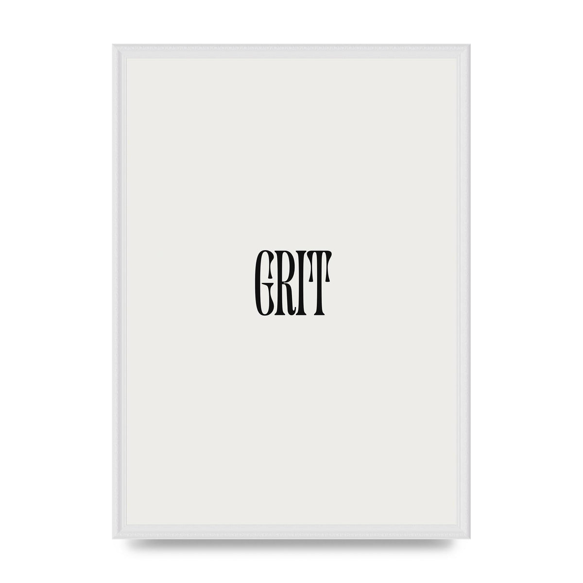 Grit Inspirational Quote Art For The Home - A2 framed