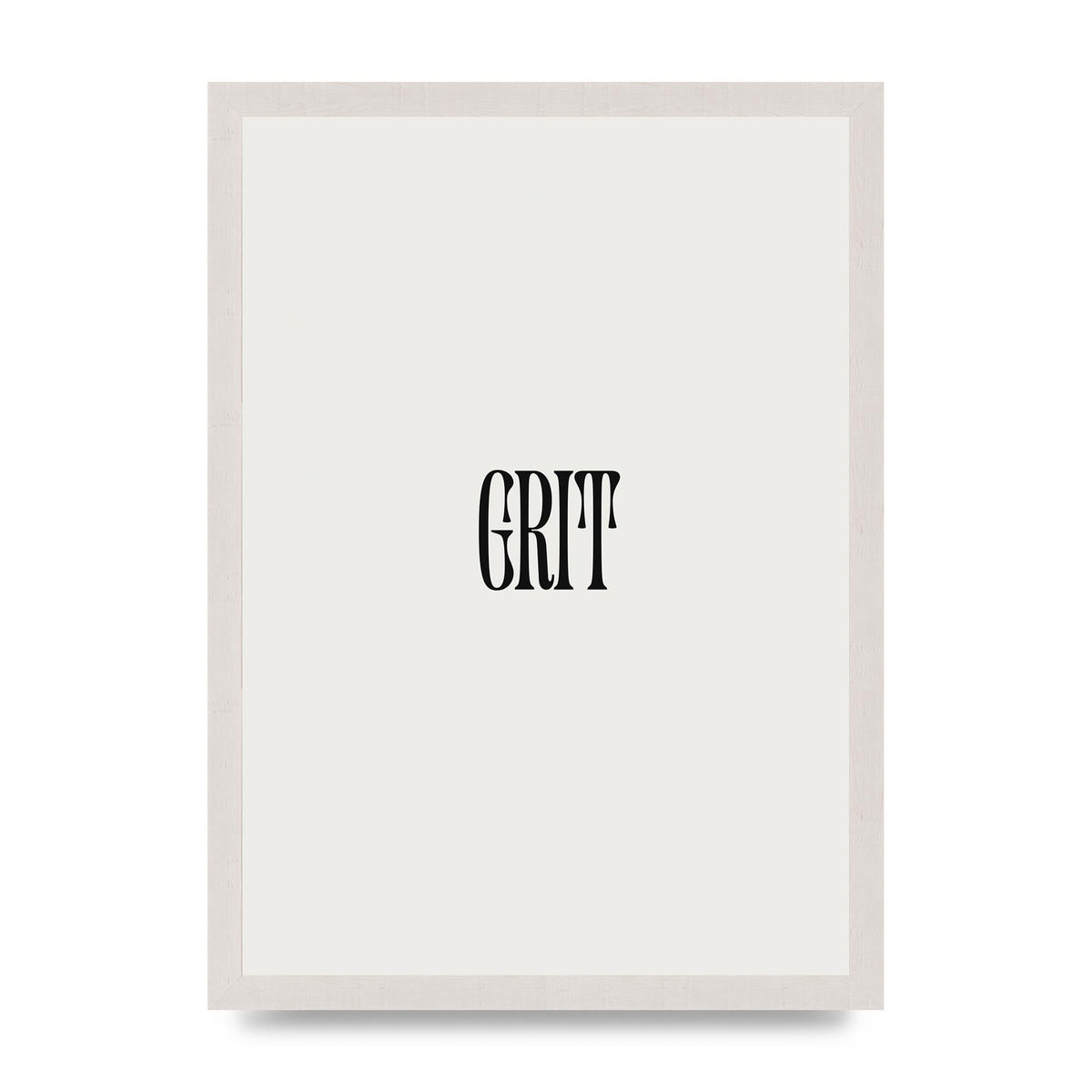 Grit Inspirational Quote Art For The Home - A3 framed