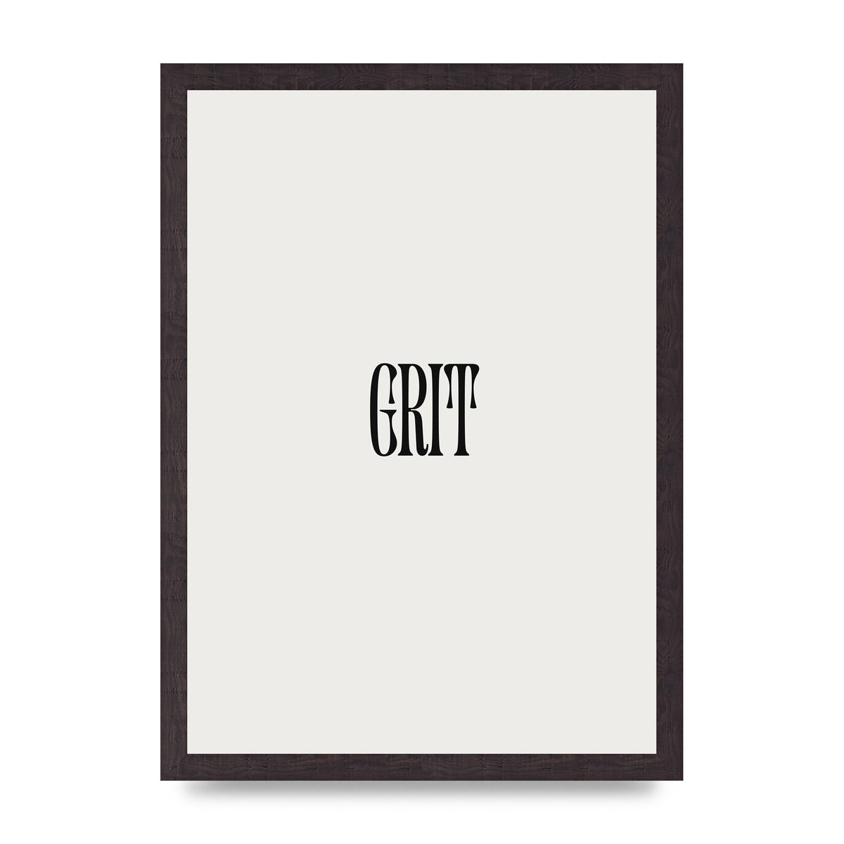 Grit Inspirational Quote Art For The Home - A3 framed