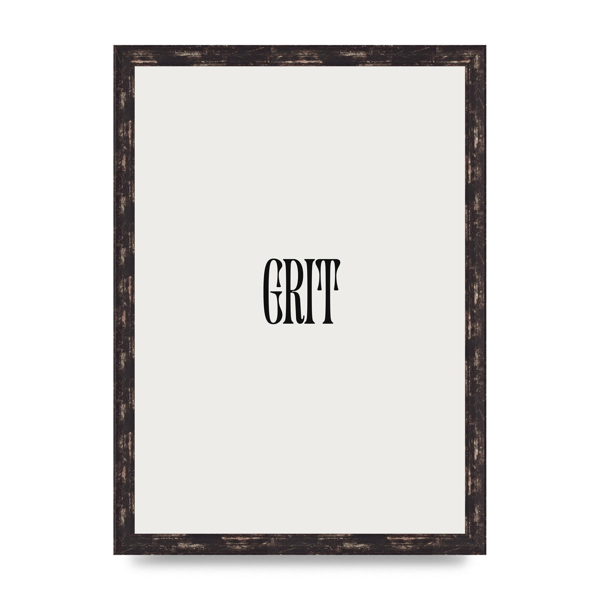 Grit Inspirational Quote Art For The Home - A3 framed